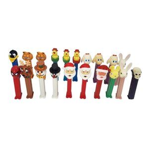 Vintage Pez Dispensers Misc Garfield Easter Lambchop Christmas Lot of 20 ea